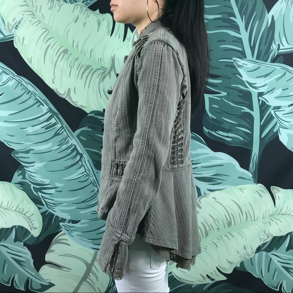 Free People | Military Lace Rope Jacket - Picture 3 of 8